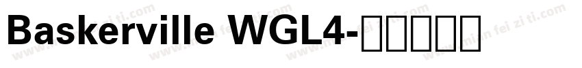 Baskerville WGL4字体转换